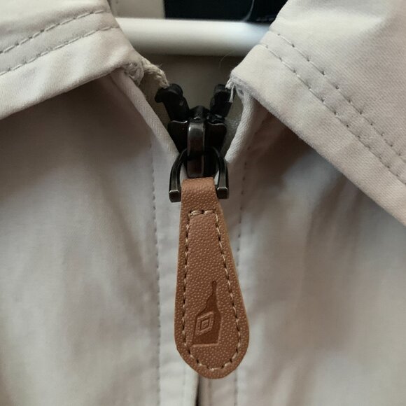 London Fog Light Cream Golf Jacket Size M - Picture 3 of 8